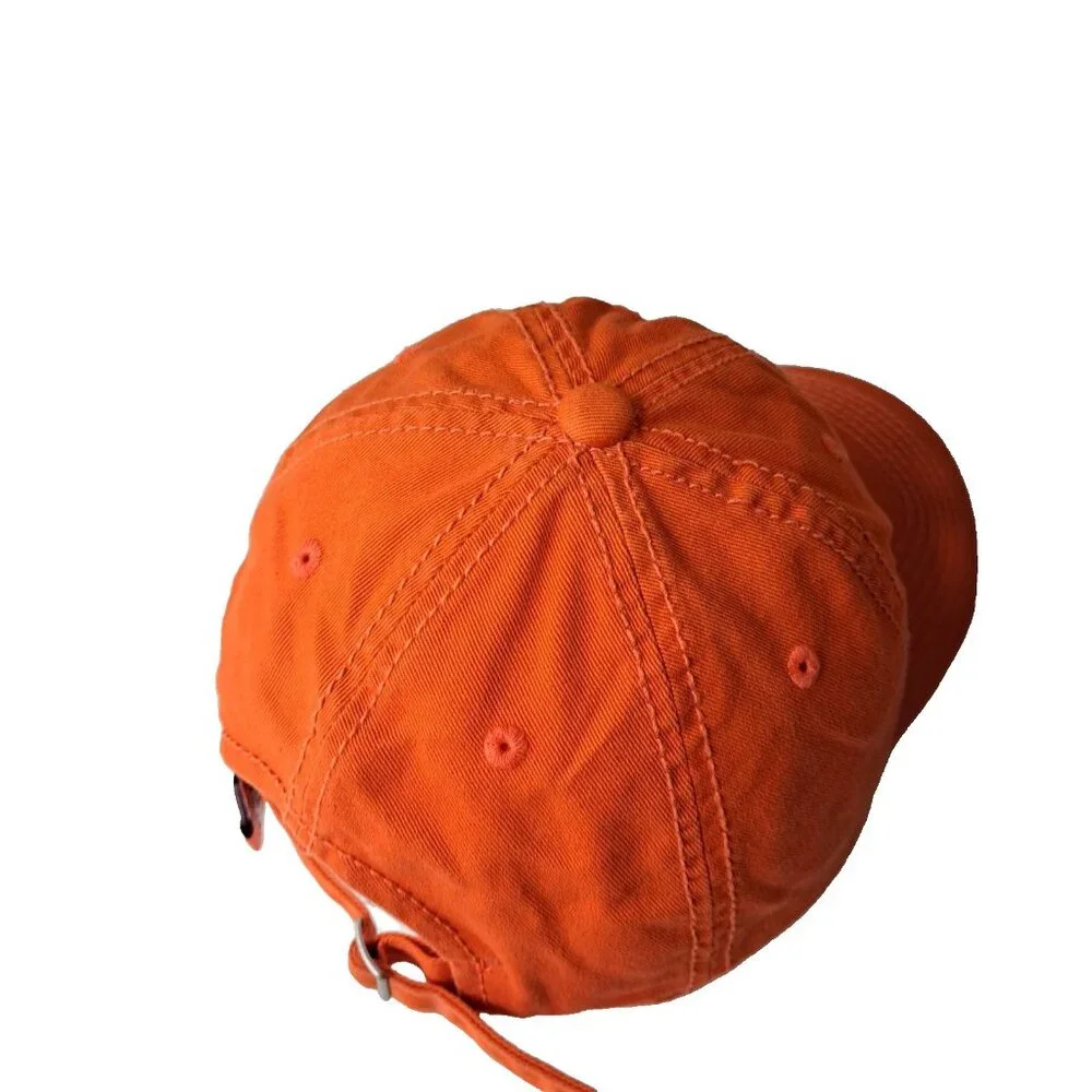 OSU Oklahoma State University Pistol Pete Tab Orange Adjust Cap Top Of The World